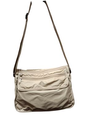 Samsonite Nylon Travel Organizer Bag Shielded Everyday Crossbody Bag in Beige